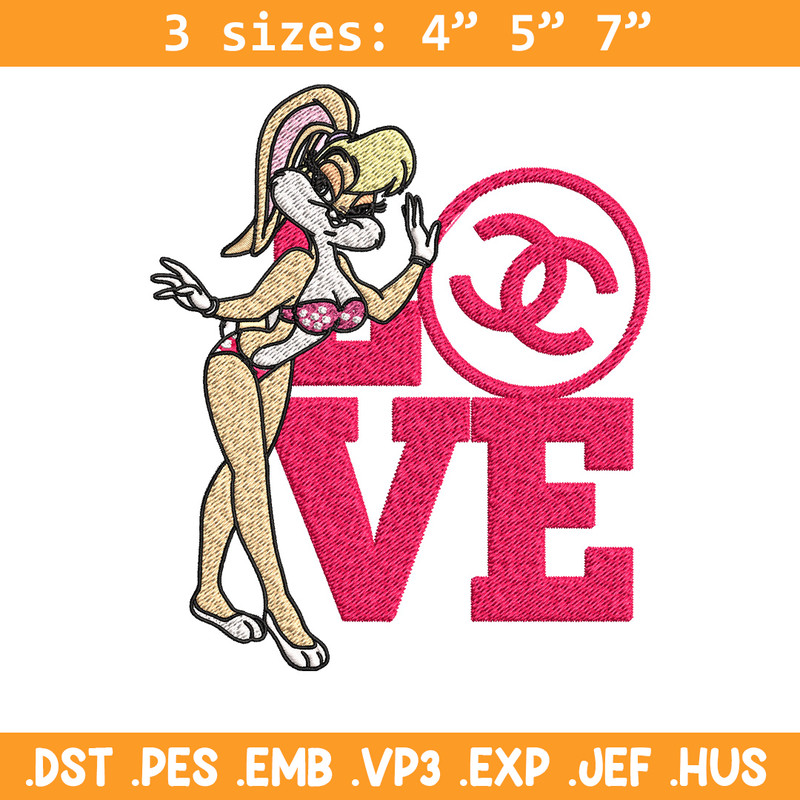 Bunny cartoon gucci Embroidery Design, Gucci Embroidery, Brand Embroidery, Embroidery File, Logo shirt, Digital download.jpg