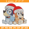 Bluey x Bingo Embroidery Design, Bluey Embroidery, Embroidery File, Chrismas Embroidery, Anime shirt, Digital download.jpg