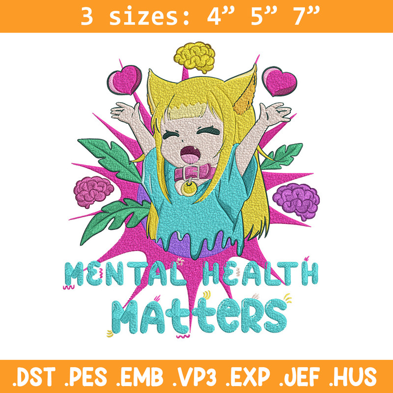 Cat girl cute Embroidery Design, Manga Embroidery, Embroidery File, Anime Embroidery, Anime shirt, Digital download.jpg