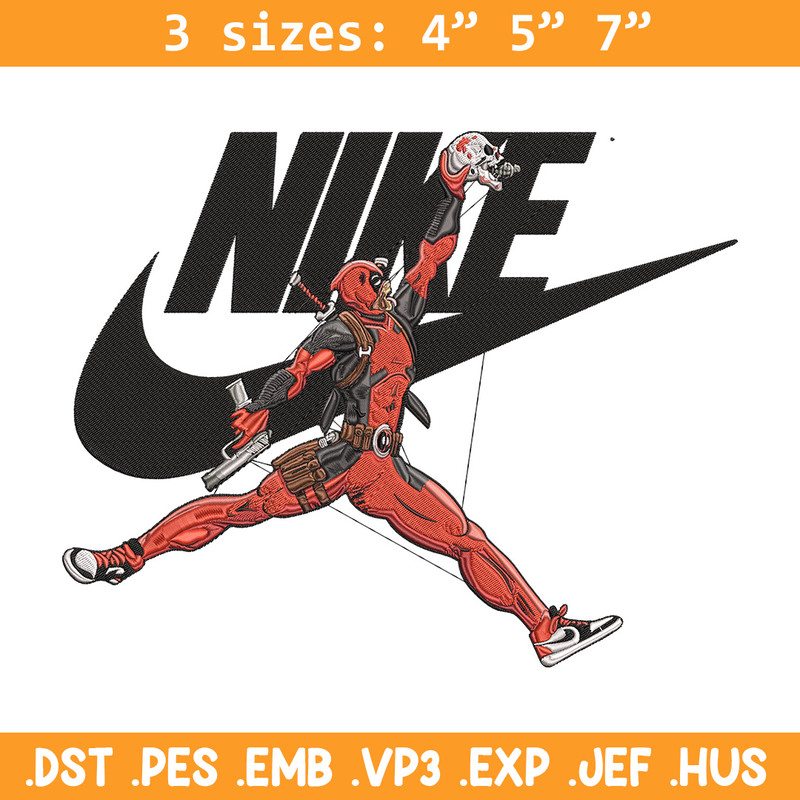 Deadpool nike Embroidery Design, Deadpool Embroidery, Embroidery File,Nike Embroidery, Anime shirt, Digital download.jpg