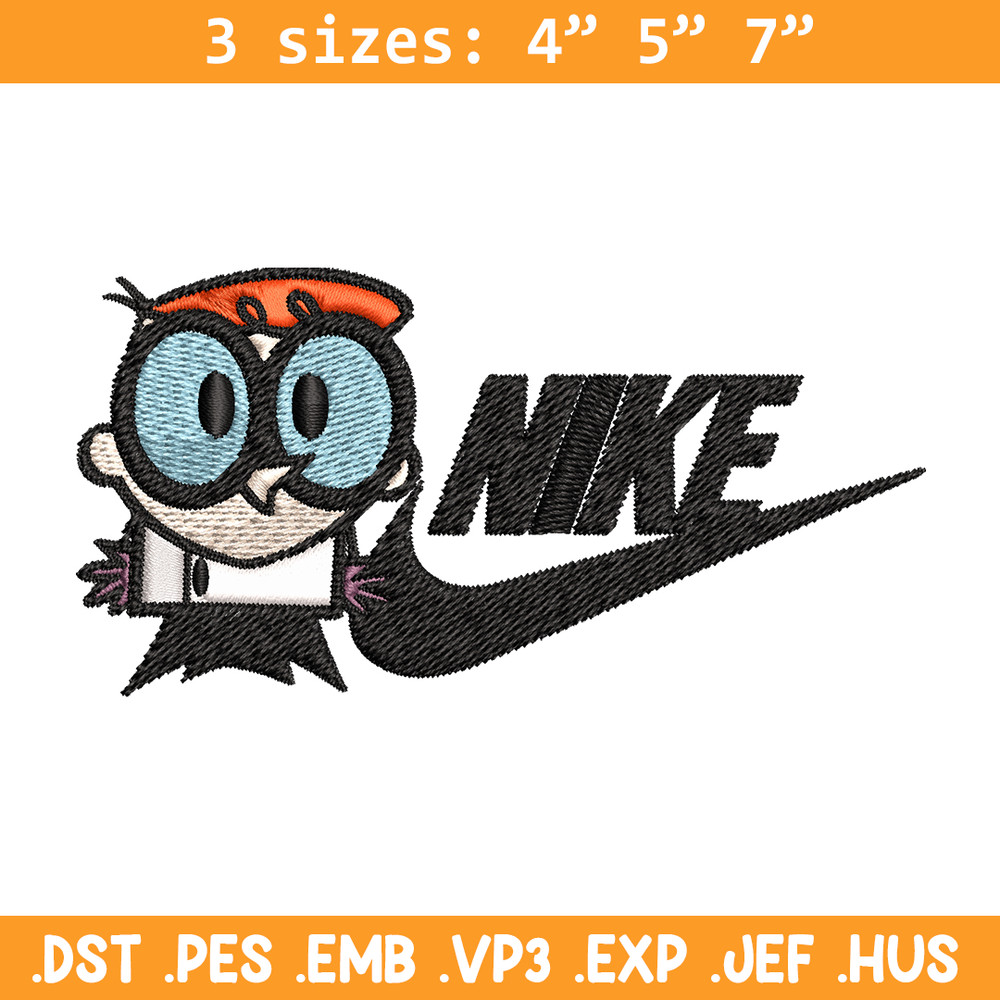 Dexter cartoon Nike Embroidery design, Dexter cartoon Embroidery, Nike design, Embroidery file, Instant download..jpg