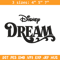 Disney Dream Embroidery Design, Disney logo Embroidery, Embroidery File, Embroidery design, Digital download..jpg