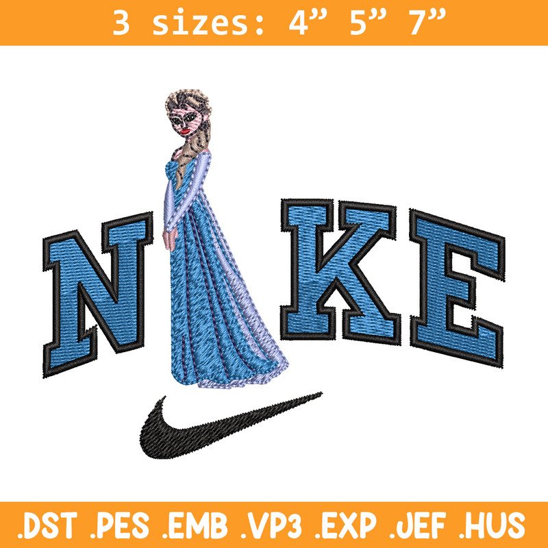 Elsa x nike Embroidery Design, Dinsey Embroidery, Brand Embroidery, Embroidery File, Logo shirt, Digital download.jpg
