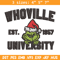 Grinch Whoville University Christmas Embroidery design, Grinch Christmas Embroidery, Grinch design, Digital download.jpg