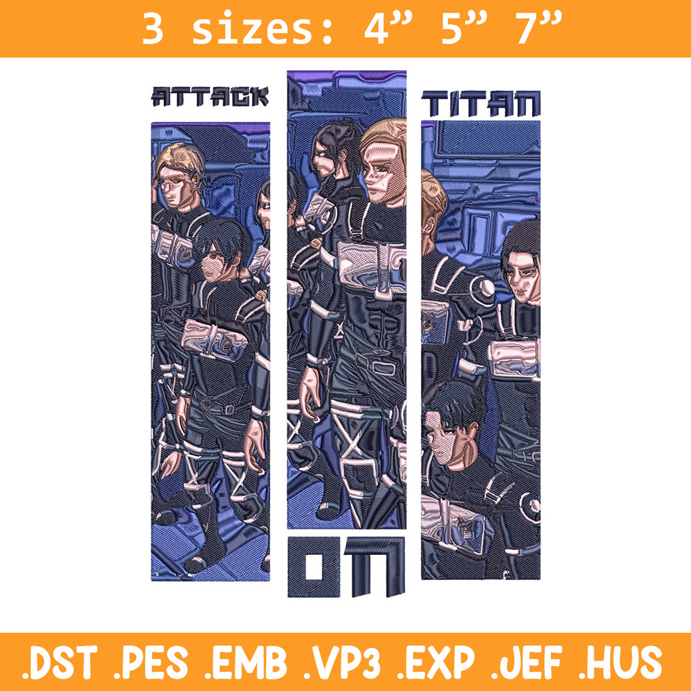 Sentinel Force Embroidery Design, Aot Embroidery, Embroidery File, Anime Embroidery, Anime shirt, Digital download.jpg