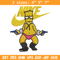 Simpson funny Nike Embroidery design, cartoon Embroidery, Nike design, Embroidery file, cartoon shirt, Instant download..jpg