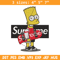 Simpson Supreme Embroidery design, Simpson Embroidery, cartoon design, Embroidery File, logo shirt, Digital download..jpg