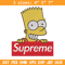 Simpson Supreme Embroidery design, Simpson Embroidery, cartoon design, Embroidery File, logo shirt, Instant download..jpg