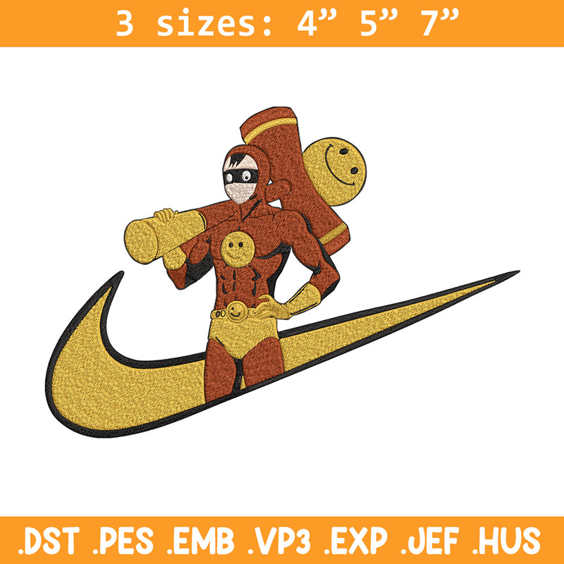 Smile Man nike Embroidery Design, One punch man Embroidery, Embroidery File,Nike Embroidery,Anime shirt,Digital download.jpg