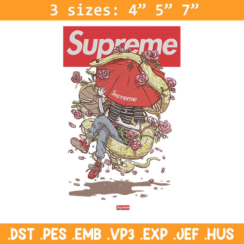 Supreme poster Embroidery Design, Supreme Embroidery, Embroidery File, Anime Embroidery, Anime shirt, Digital download.jpg
