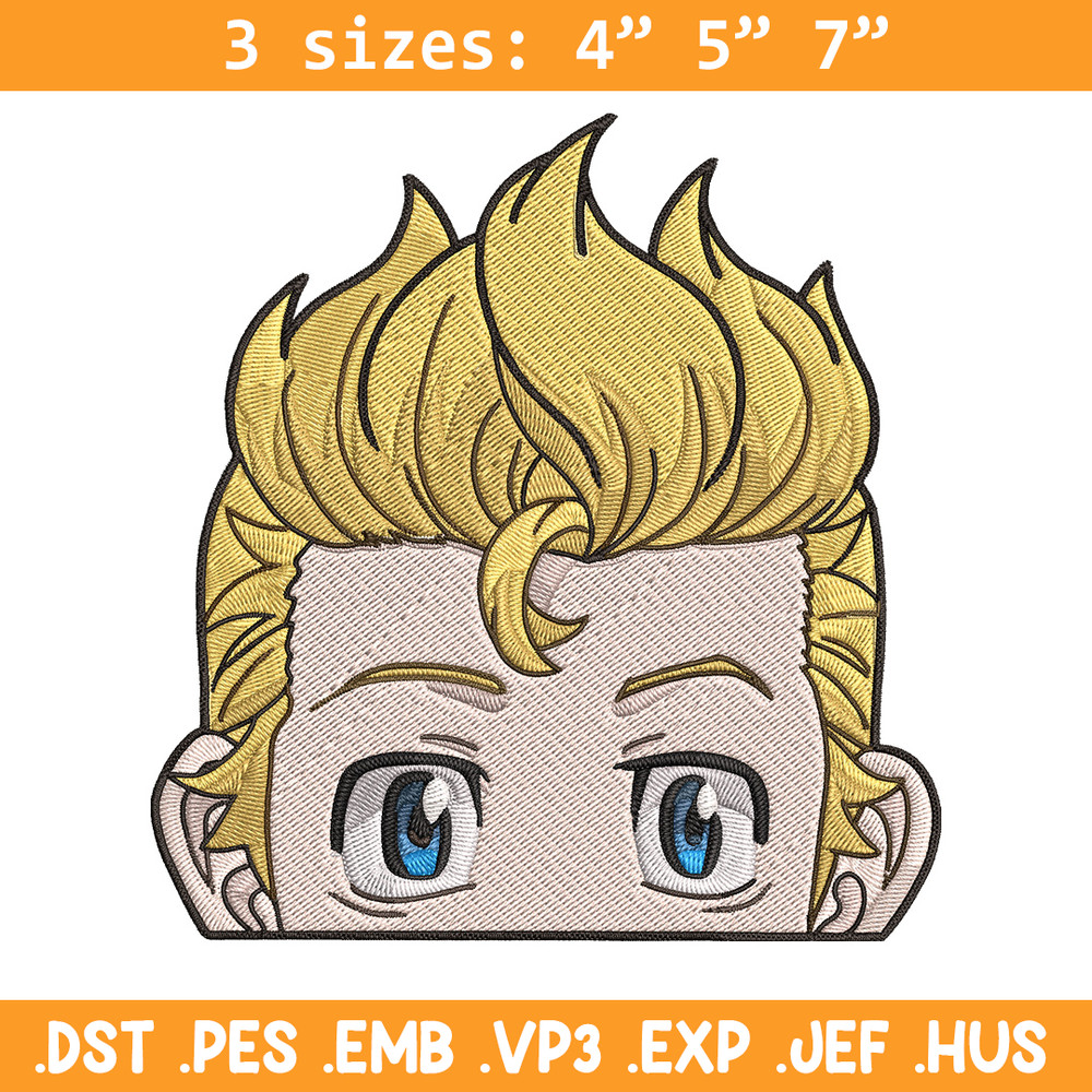 Takemichi Embroidery Design, Tokyo Revengers Embroidery, Embroidery File, Anime Embroidery,Anime shirt, Digital download.jpg