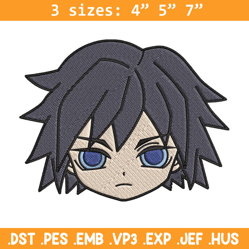 Tomioka sticker Embroidery Design, Demon slayer Embroidery, Embroidery File, Anime Embroidery, Digital download.jpg