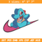 Totodile x nike Embroidery Design, Pokemon Embroidery, Embroidery File, Nike Embroidery, Anime shirt, Digital download.jpg
