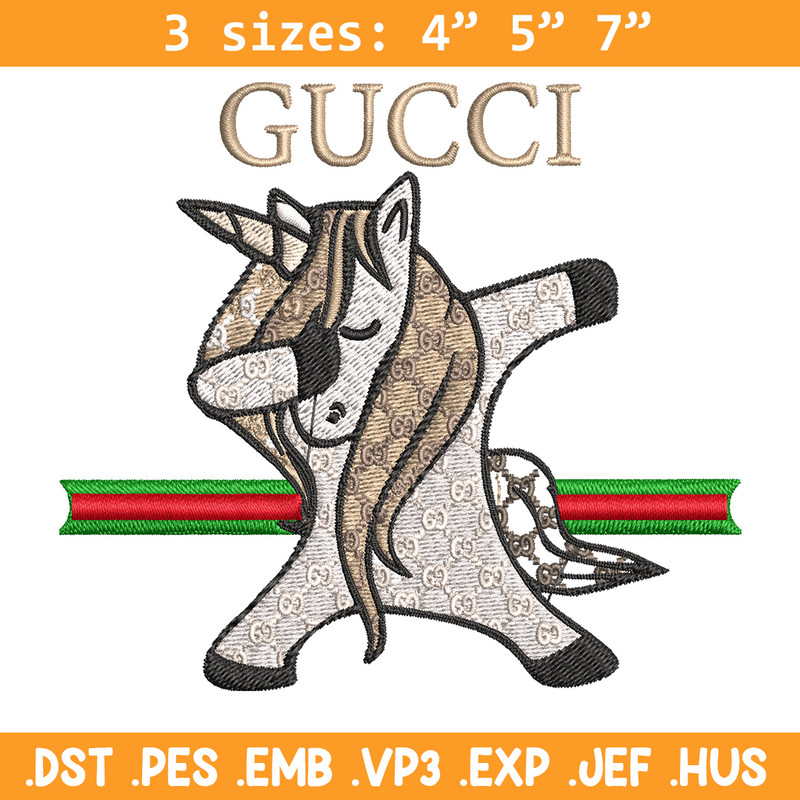 Unicorn gucci Embroidery Design, Gucci Embroidery, Embroidery File, Logo shirt, Sport Embroidery, Digital download..jpg