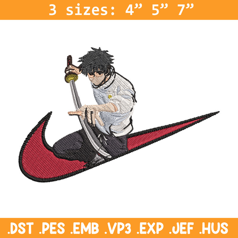Yuuta x nike Embroidery Design, Jujutsu Embroidery, Embroidery File, Nike Embroidery, Anime shirt, Digital download.jpg