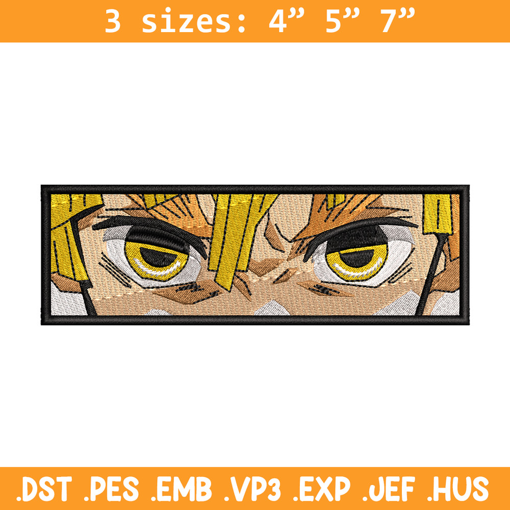 Zenitsu eyes Nike embroidery design, Kimetsu no Yaiba embroidery, Nike design, anime design, Digital download.jpg