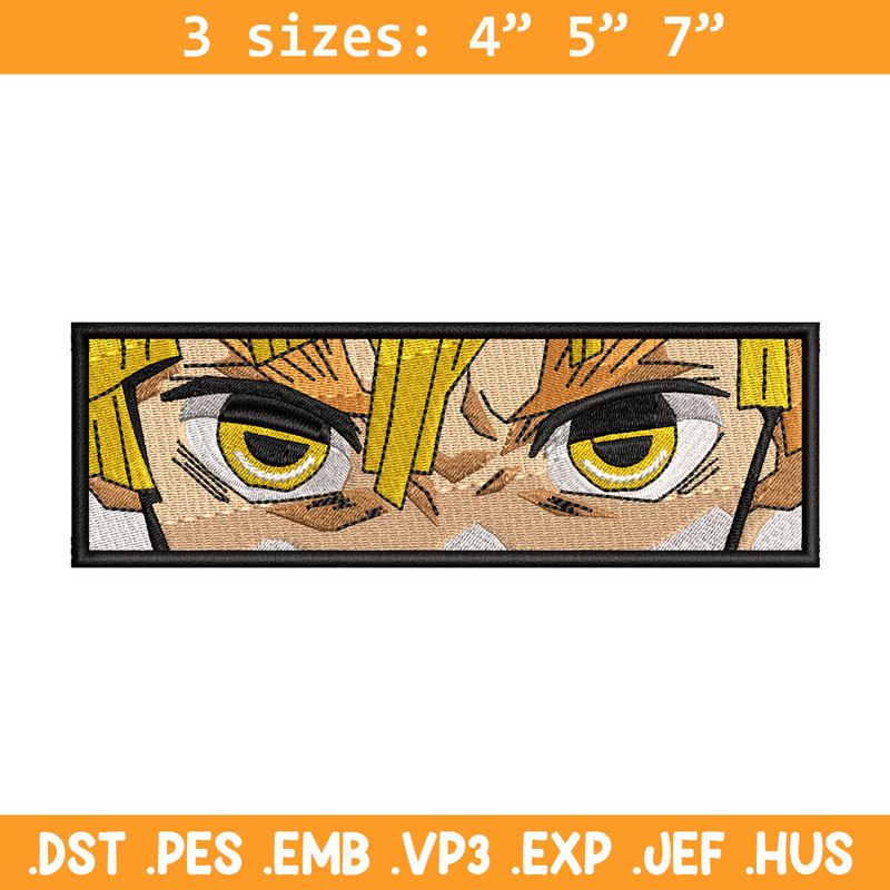 Zenitsu eyes Nike embroidery design, Kimetsu no Yaiba embroidery, Nike design, anime design, Digital download.jpg