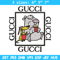Cartoon Gucci Embroidery design, Cartoon Gucci Embroidery, cartoon design, Embroidery File, Gucci logo, Instant download.jpg