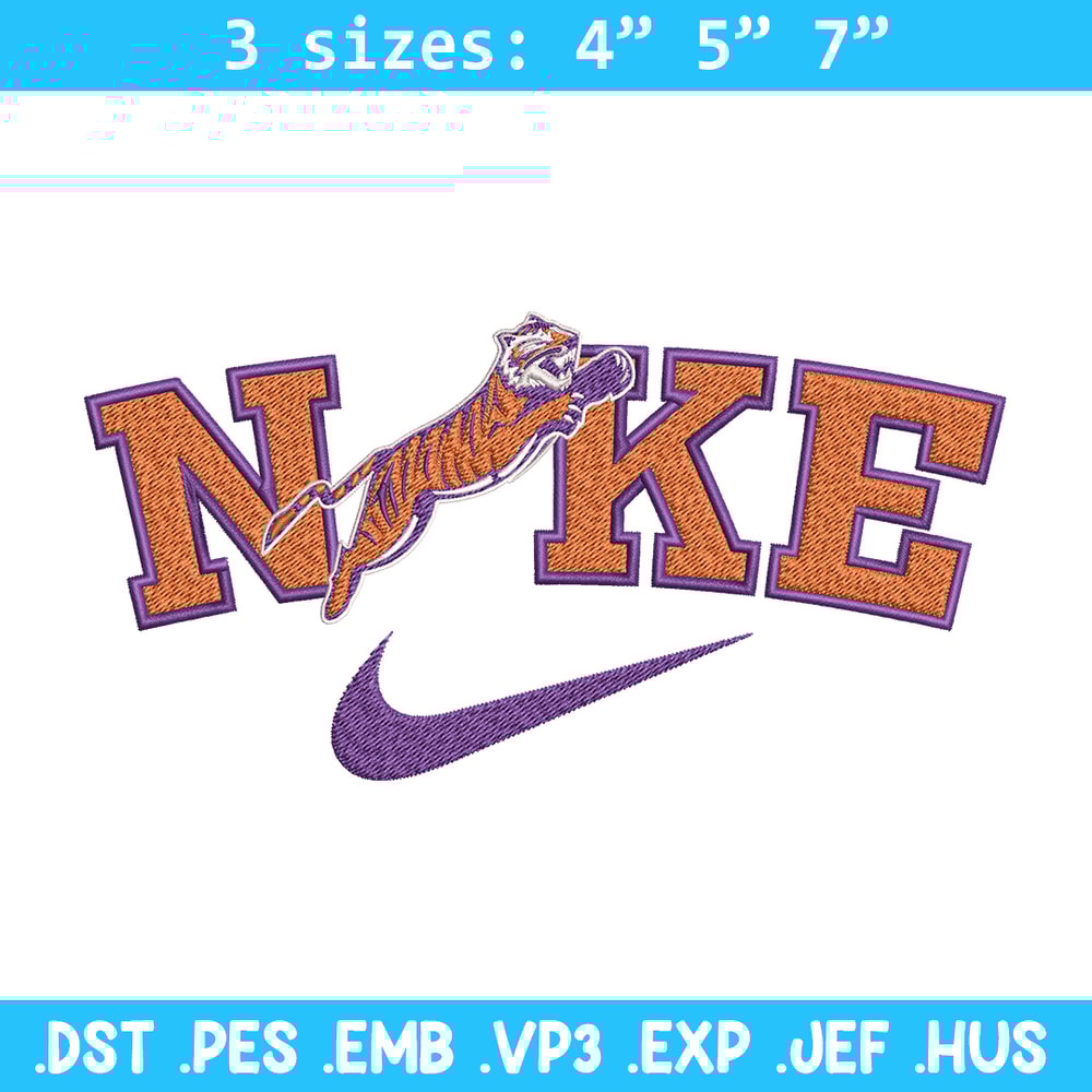 Edward Waters Tigers embroidery design, Sport embroidery, Nike design, Embroidery file,Embroidery shirt,Digital download.jpg