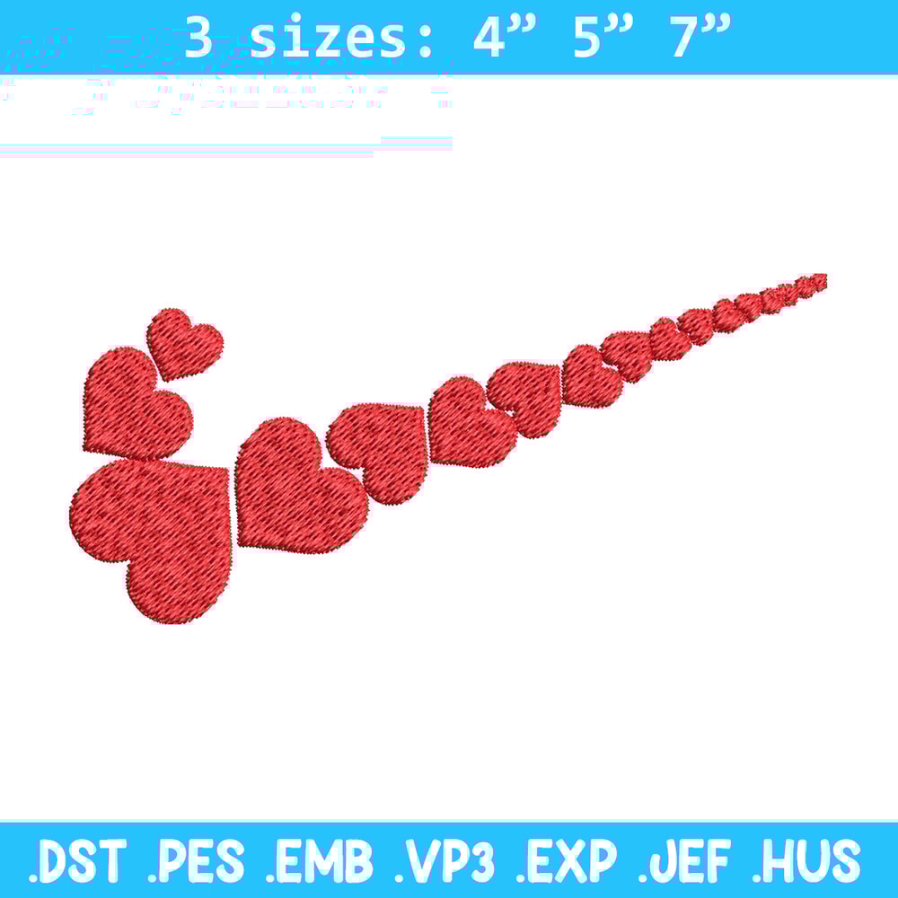 Heart nike logo Embroidery Design, Nike Embroidery, Brand Embroidery, Embroidery File, Logo shirt, Digital download.jpg
