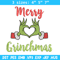 Merry grinchmas embroidery design,Grinch embroidery,Chrismas design, Embroidery shirt, Embroidery file, Digital download.jpg