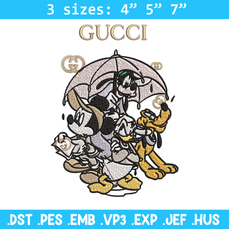 Mickey friends Embroidery Design, Gucci Embroidery, Brand Embroidery, Logo shirt, Embroidery File, Digital download.jpg