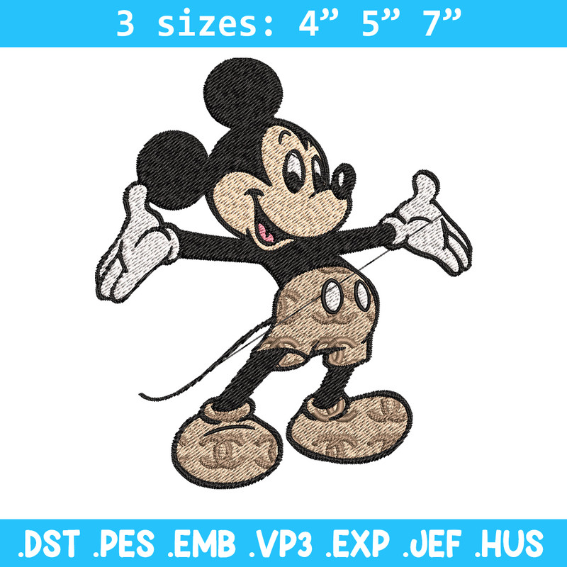 Mickey happy Embroidery Design, Gucci Embroidery, Brand Embroidery, Embroidery File, Logo shirt, Digital download.jpg