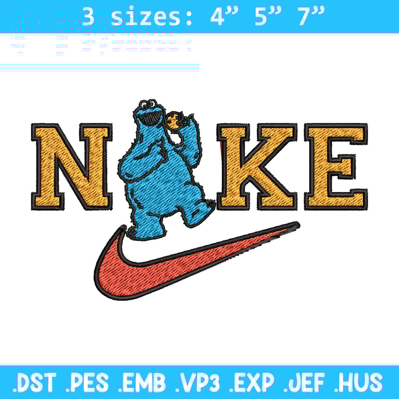 Nike green cartoon Embroidery Design, Nike Embroidery, Brand Embroidery, Embroidery File, Logo shirt, Digital download.jpg