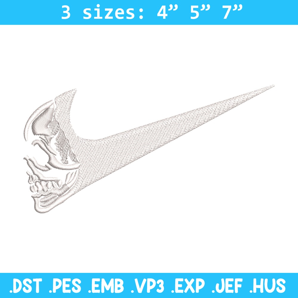 Nike horror embroidery design, Horror embroidery, Nike design, Embroidery shirt, Embroidery file, Digital download.jpg