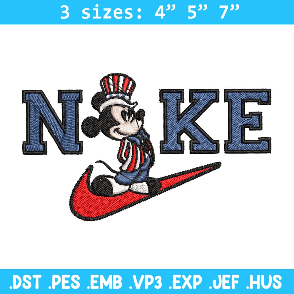 Nike mickey Embroidery Design, Brand Embroidery, Nike Embroidery, Embroidery File, Logo shirt, Digital download.jpg