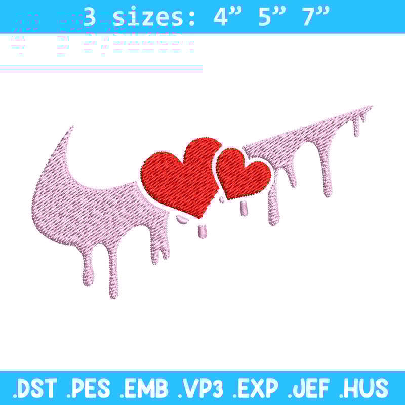 Nike red heart Embroidery Design, Nike Embroidery, Brand Embroidery, Embroidery File, Logo shirt, Digital download.jpg