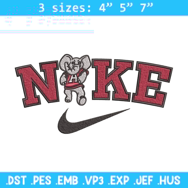 Nike x elephant embroidery design, Nike embroidery, Nike design, Embroidery file,Embroidery shirt, Digital download.jpg