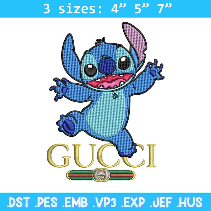 Stitch Gucii Embroidery design, Stitch Gucii Embroidery, cartoon design, Embroidery File, Instant download..jpg