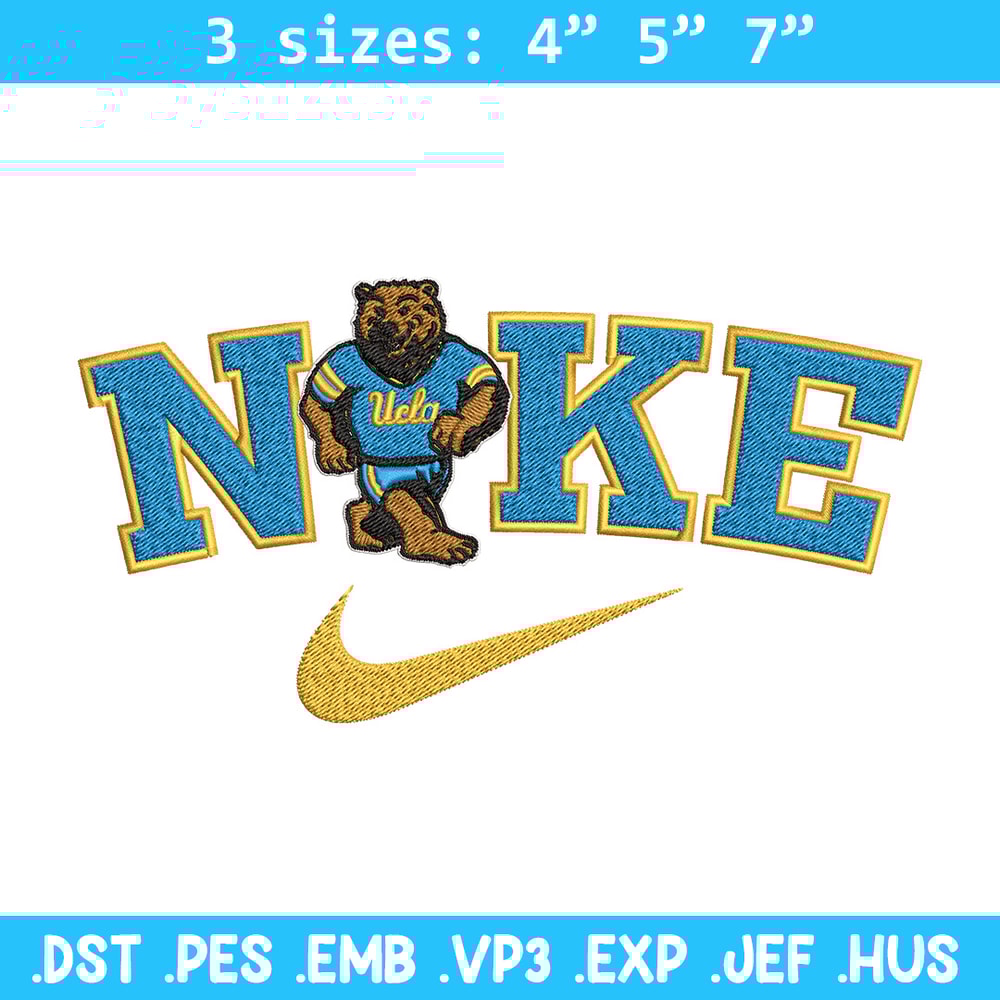 UCLA Bruins embroidery design, Sport embroidery, Nike design, Embroidery file,Embroidery shirt, Digital download.jpg