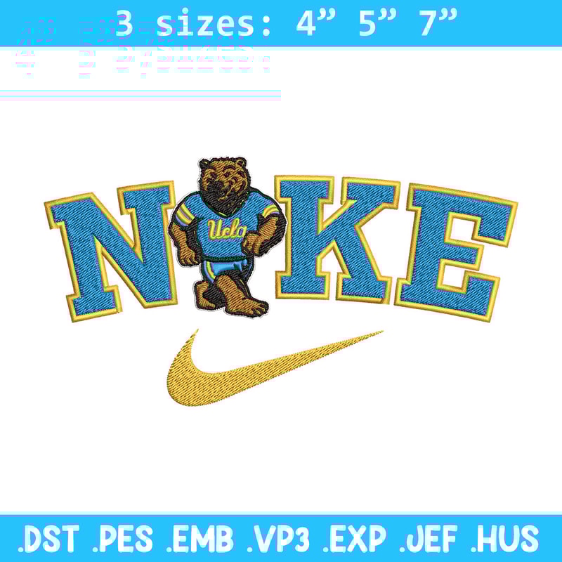 UCLA Bruins embroidery design, Sport embroidery, Nike design, Embroidery file,Embroidery shirt, Digital download.jpg