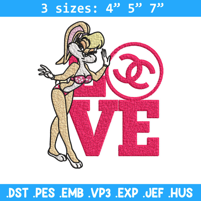 Bunny cartoon gucci Embroidery Design, Gucci Embroidery, Brand Embroidery, Embroidery File, Logo shirt, Digital download.jpg