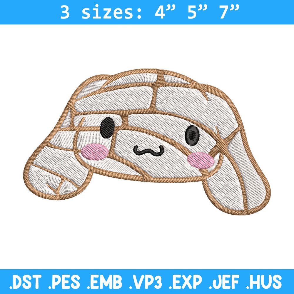 Cinnamoroll Mummy Embroidery Design, Cinnamoroll cartoon Embroidery, Embroidery File, Cartoon shirt, Digital download..jpg