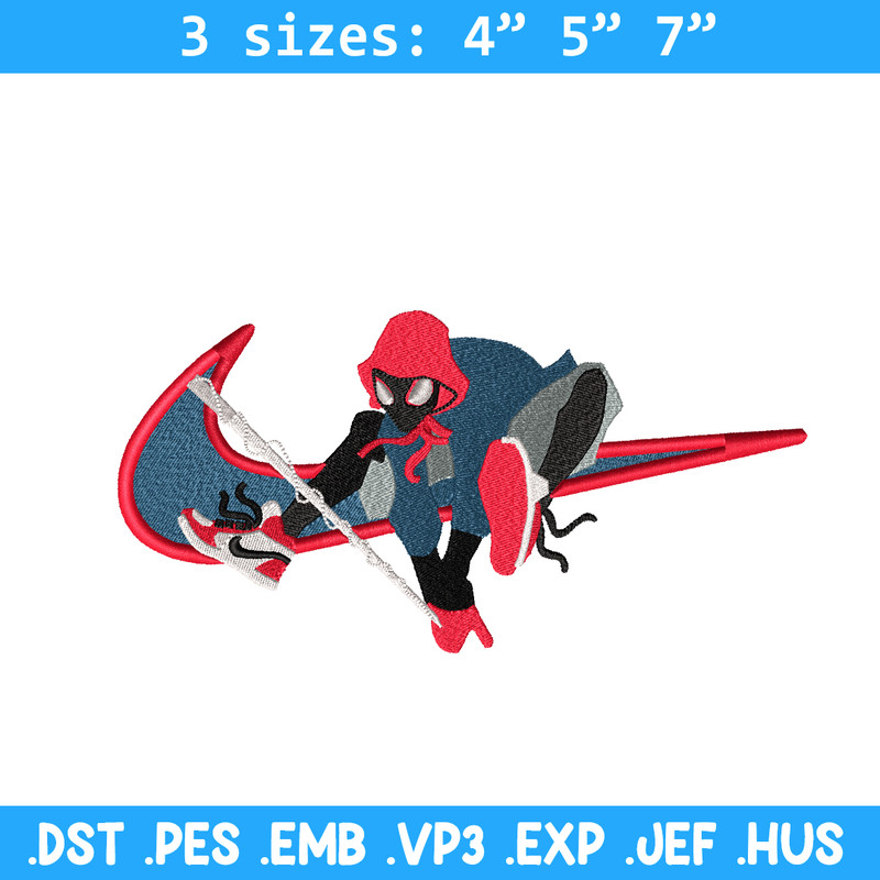 Black Spider Swoosh embroidery design, Black Spider embroidery, Nike design, Logo shirt, movie shirt, digital download.jpg