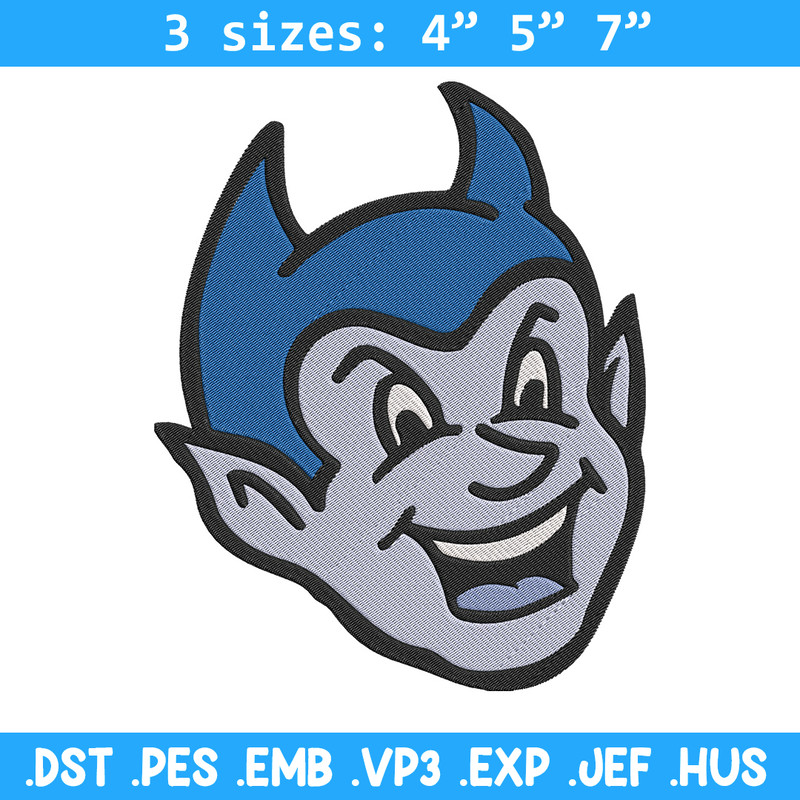 Blue Devils logo embroidery design, NCAA embroidery, Sport embroidery,Logo sport embroidery,Embroidery design.jpg