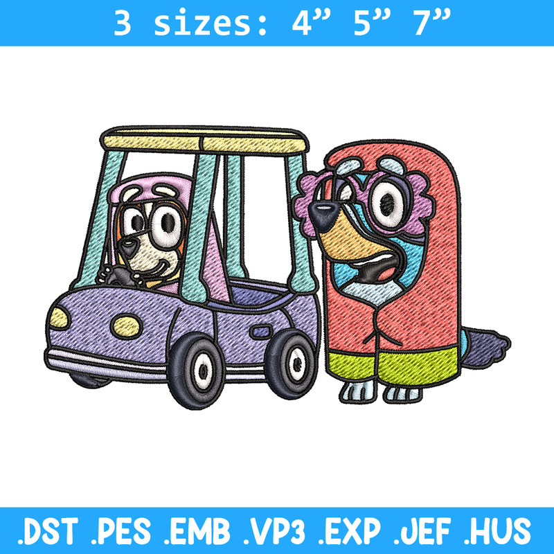 Bluey bingo Embroidery design, Bluey Embroidery, Embroidery File, cartoon design, cartoon shirt, Digital download..jpg