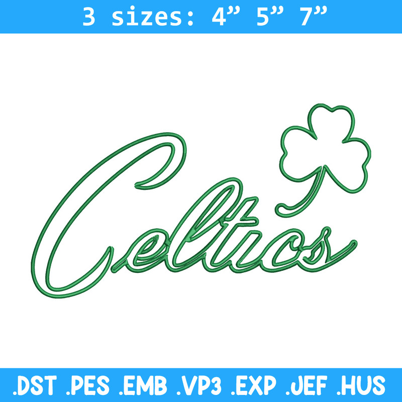 Boston Celtics logo embroidery design, NBA embroidery, Sport embroidery, Logo sport embroidery, Embroidery design.jpg