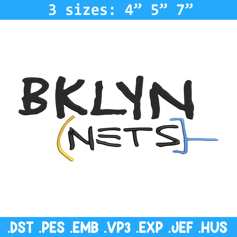 Brooklyn Nets logo embroidery design, NBA embroidery,Sport embroidery, Logo sport embroidery, Embroidery design..jpg