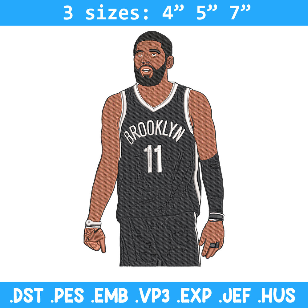 Brooklyn Nets player embroidery design, NBA embroidery,Sport embroidery, Logo sport embroidery, Embroidery design.jpg