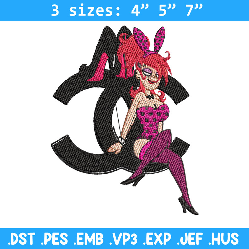 Bunny girl gucci Embroidery Design, Gucci Embroidery, Brand Embroidery, Embroidery File, Logo shirt, Digital download.jpg