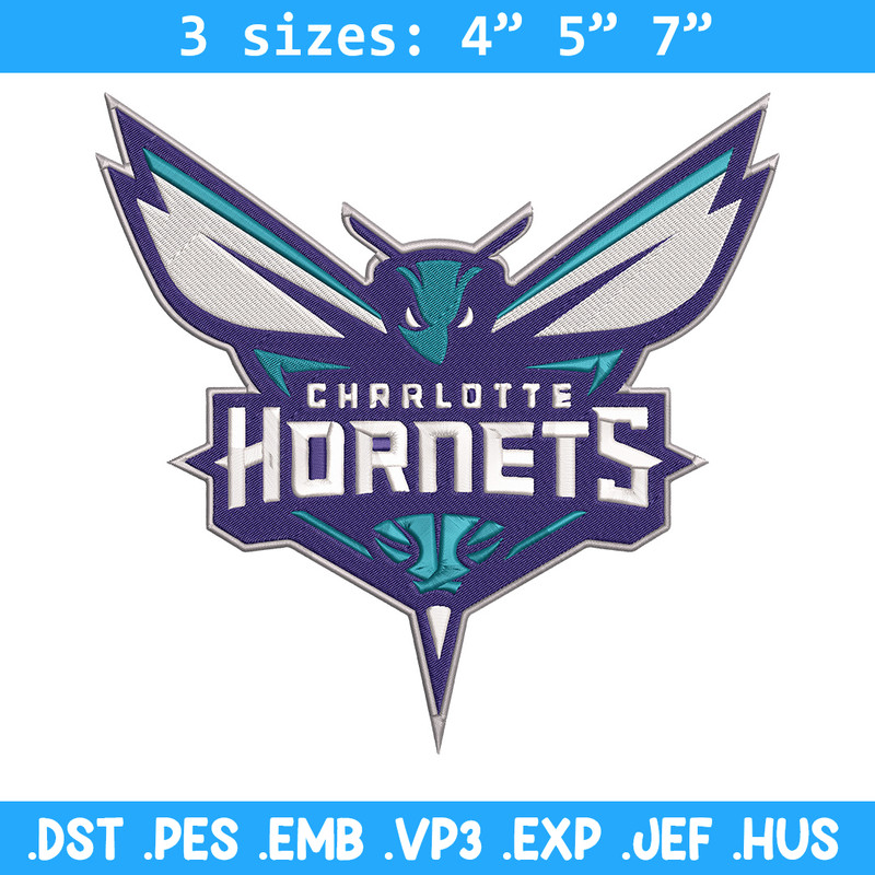 Charlotte Hornets logo embroidery design, NBA embroidery, Sport embroidery, Embroidery design,Logo sport embroidery.jpg