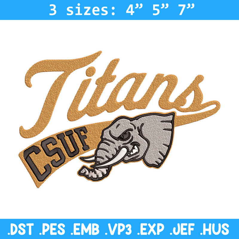 CSUF Alumni Logo embroidery design, NCAA embroidery, Sport embroidery, Embroidery design ,Logo sport embroidery..jpg