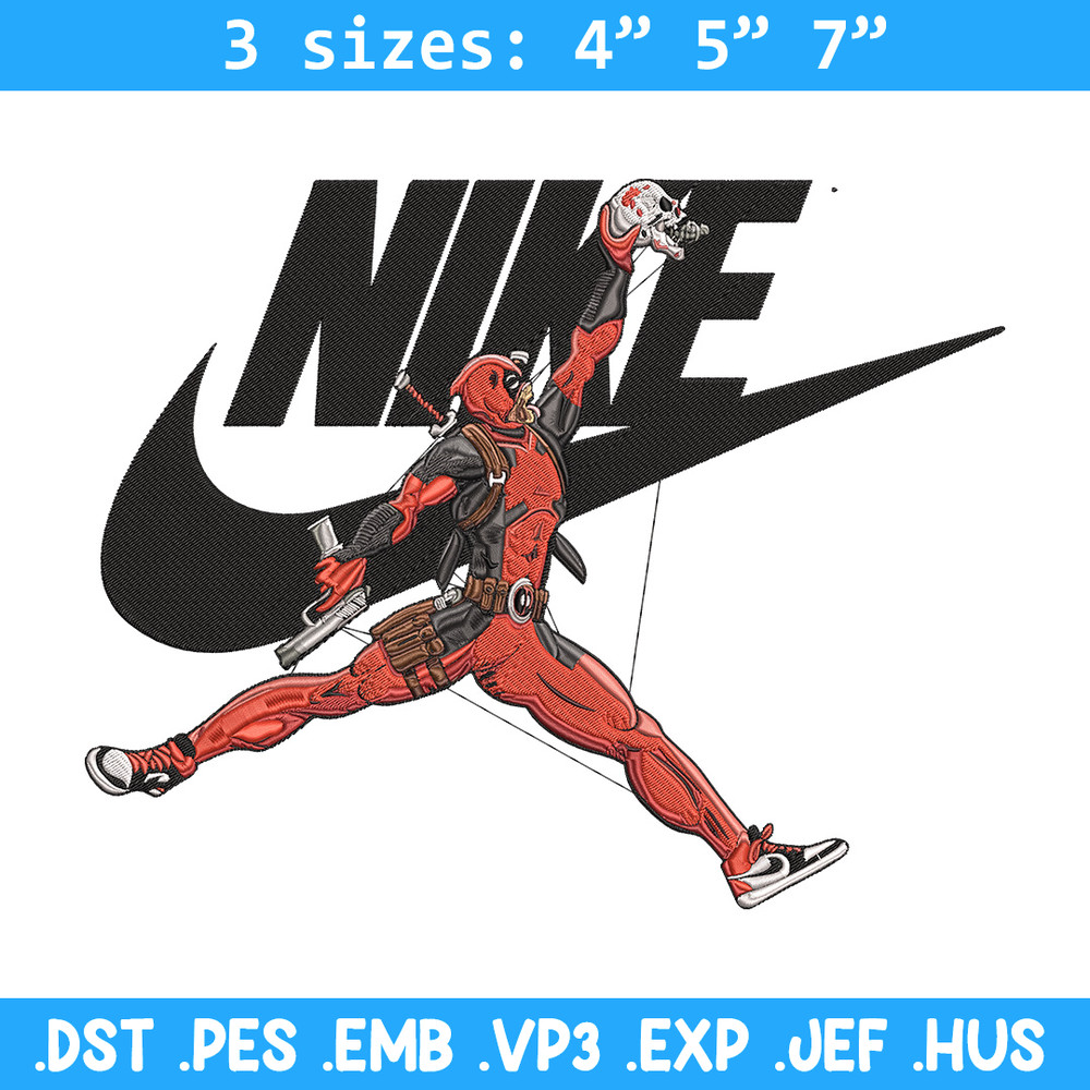 Deadpool nike Embroidery Design, Deadpool Embroidery, Embroidery File,Nike Embroidery, Anime shirt, Digital download.jpg