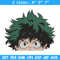 Deku face Embroidery Design, Mha Embroidery, Embroidery File, Anime Embroidery, Anime shirt, Digital download.jpg