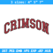 Harvard Crimson logo embroidery design, NCAA embroidery, Sport embroidery, logo sport embroidery, Embroidery design.jpg