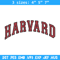 Harvard logo embroidery design, NCAA embroidery, Embroidery design, Logo sport embroidery, Sport embroidery.jpg